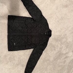 Hollister Men's Black Puffer Jacket